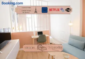 Stadium Pink Loft 5min Rer near Paris - Image 1
