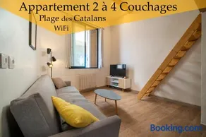 Appartement tout equipé 4 couchages à 600m de la Plage des Catalans - Image 1