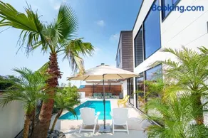 2026年8月新築,海直結!!ビーチフロント,オーシャンビュー,プール,サウナ付きヴィラ---Taito Pool EDGE--- - Image 1