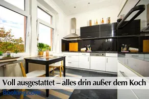 Großzügige 80m2 Gründerzeit FEWO mit privatem Parkplatz, Kingsize Betten, Nobilia Küche, 45 Zoll Smart-TV, 150Mbts WLAN - Nur eine kurzer Spaziergang durch den Park Venedig zur Krämerbrücke - Ausgewählte Empfehlungen für Erfurt inklusive - Image 3