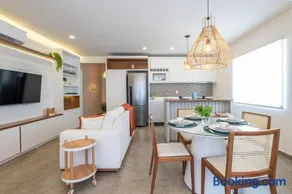 Apto a 350m Praia Cozinha completa Churrasqueira Ar Condicionado Wi-Fi e vaga privativa de garagem Reserve agora mesmo - Image 4
