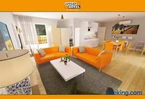 APPART'HÔTEL Les Prés Blondeau, 1 à 10 personnes, 3 chambres, Terrasse, Parking privé, Wifi, Arrivée autonome 24-7 - Image 1