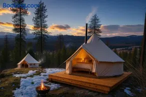 Luxury Glamping Retreat with Panoramic Views and Privacy in Sandpoint, Idaho - Image 1