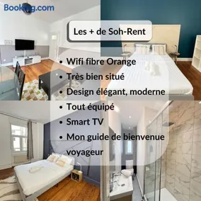 Soh Rent Appartement 3 proche gare et Centre de Strasbourg TV Wifi - Balcon - Image 1
