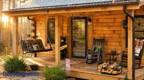 The Little Deer Cabin - Hot Tub Stone Fireplace - Image 2