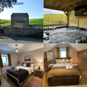 PRIVATE LUXURY Barn Stay with Hot Tub and OUTDOOR ENTERTAINMENT, YORKSHIRE DALES SLEEPS 10! - Image 5