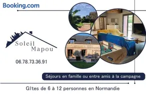 Nouveauté 2026 piscine chauffée - Le gîte de SoleilMapou pour 12 personnes en Normandie près de Fécamp et d'Etretat, idéal grandes tribus, vous pouvez me contacter sur Les gîtes de SoleilMapou - Image 2