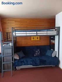 Studio transformé en 2 pièces avec cloison amovible sur La Plagne Bellecôte - Image 3