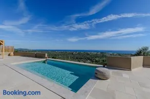 AER Brand New Romantic Villa for Two with Private Pool Full Sea View - Image 3