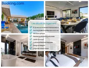 Villa AZUR-Piscine chauffée-Sans vis à vis-Hammam - Image 2