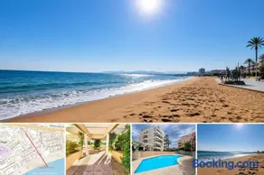 T2,garage,AC,swimming pool,750 m from the beach. - Image 2