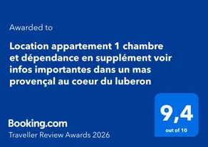 Mas au coeur du luberon - appartement 1 chambre plus dépendance 4 pers - Image 3
