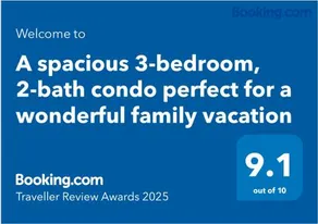 A spacious 3-bedroom, 2-bath condo perfect for a wonderful family vacation - Image 1