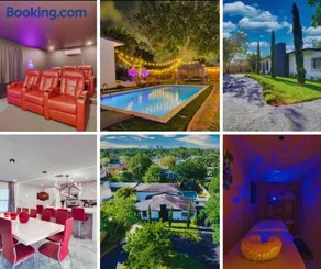 Flamingo House with Cinema, Pool & Chill Area - Image 1