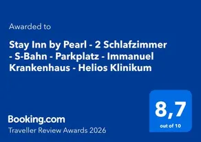 Stay Inn by Pearl - 1 Schlafzimmer - 2 Zimmer - S-Bahn - Parkplatz - Immanuel Krankenhaus - Helios Klinikum - Image 2