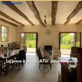 Maison normande typique 10 pers , Grande pièce à vivre ,cheminée, grand jardin - Image 3