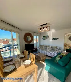 Opale beach, Merlimont,100msea,2 bedrooms, parking - Image 1