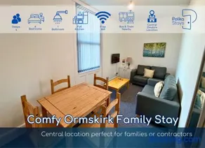 Comfy Ormskirk Family Stay by PolkaStays - Image 1