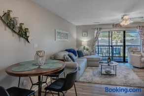 Beautifully Renovated 1 BR Condo with LED Fireplace-2 Miles from the Beach! Golf Colony 17-G - Image 2