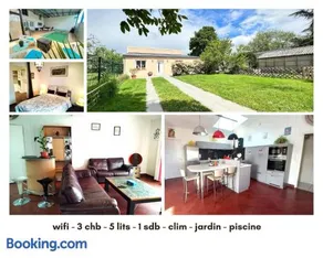 Chtx maison 7 pers jardin piscine - Image 1