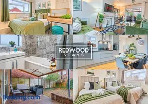 Cosy 3-Bedroom Serviced House with Free Fast WiFi and Parking for 2 Cars By Redwood Stays - Image 1