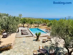 Joyanna Villa Pool, Sea View & Olive Grove Serenity in Mani - Image 1