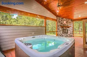 Modern Cabin with Sauna, Tub, Firepit and Views - Image 2
