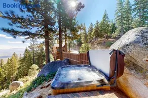 Dog-friendly mountain retreat with private hot tub fireplace & views sleeps 8 - Image 4