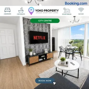 Executive Apartment @ The Hub • City Centre • Free Parking • Fast Wifi • Yoko Property - Image 1
