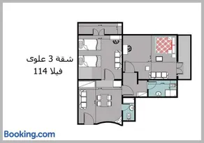 Chalet 3 VILLA114 first floor 2bed rooms and 2 bathrooms sea view green beach - Image 1