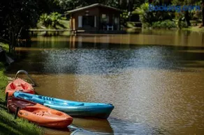 Quinta do Vale: Casa flutuante, 90km de SP - Lago, cascata, piscina, tranquilidade - Image 5
