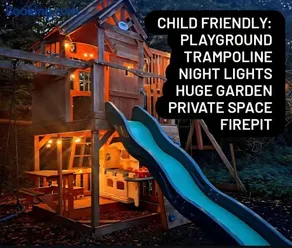 CABIN in hosts huge garden CHILD FRIENDLY with Hens Kittens firepit Marshmallows - Image 4