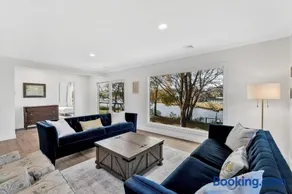 Waterfront Retreat with Private Dock and Fire Pit, Sleeps 8, Outdoor Dining, Spa-Style Primary, Gourmet Kitchen with Dual Dishwashers, Gas Fireplace, River Views, Bright Open Layout, Central AC, Perfect Coastal Escape for Families, 24 Hr Hospitality - Image 2