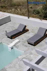 Villa Finest with Private Pool & Hot Tub at Mikri Vigla - Image 1