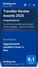 Appartement meublé à louer à Nax - Image 3
