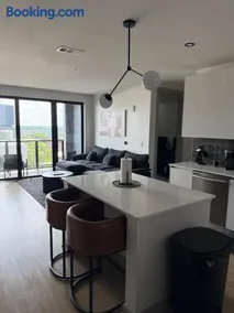 Midtown Luxury Retreat with Pool and Gym-Sleeps 6 - Image 2