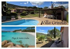 Villa Grivolas 6 pers piscine privée à 3 min de la plage de Santa Giulia - Image 1