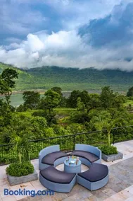 SaffronStays Sundowner - 8BR Morbe-view villa, grand pool, outdoor bar, gazebo, TT & pool table, rain dance, award-winning - Image 3