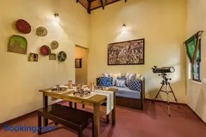 SaffronStays Sattva - 2BR Konkani-style eco farmhouse with wood-fired copper baths, orchard, forest walks & stargazing - Image 4