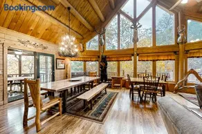 Upscale Cabin W Hot Tub Sleeps 22 Game Room Pool - Image 4