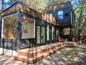 Waterfront Container House In A Magical Forest! - Image 3