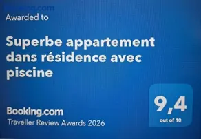 Superbe appartement dans résidence avec piscine - Image 2