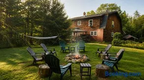 Riverfront Log Home - 28 Acres - Fire Pit - Image 4