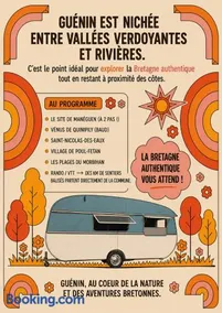 Caravane rétro et son écrin de verdure - Image 1