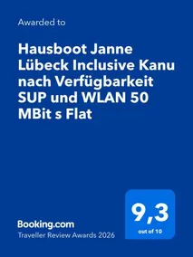 Hausboot Janne Lübeck Inclusive Kanu nach Verfügbarkeit SUP und WLAN 50 MBit s Flat - Image 2