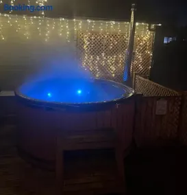 Semi Off Grid Fearless Fox Lodge complete with Log burners, Hot Tub & Sauna - Image 2
