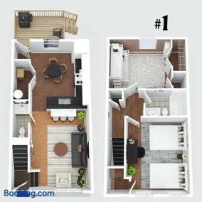 2 BR 1 & half Bath Retreat, Sleeps 7, only 3 Miles to Ark! - Image 5