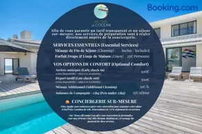 Villa Océans 5 Oceanfront Heated Pool Jacuzzi & Sauna 15 guests - Image 2