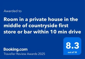 Room in a private house in the middle of countryside first store or bar within 10 min drive cats in the property - Image 3
