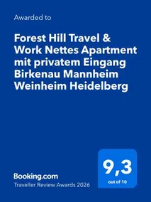 Forest Hill Air Conditioning Travel & Work Apartment mit privatem Eingang Birkenau Mannheim Weinheim Heidelberg - Image 3